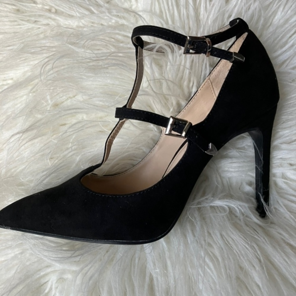 Womens Zara Basic Collection Elegant Stiletto Bla… - image 5
